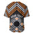 Personalised Aotearoa Niho Taniwha Motif Baseball Jersey Gold Style