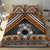 Personalised Aotearoa Niho Taniwha Motif Bedding Set Gold Style