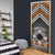 Personalised Aotearoa Niho Taniwha Motif Door Cover Gold Style - Polynesian Pride
