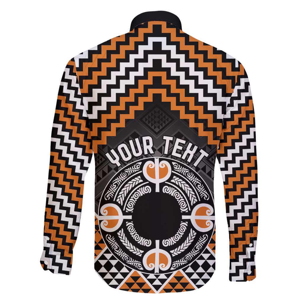 Personalised Aotearoa Niho Taniwha Motif Family Matching Mermaid Dress and Hawaiian Shirt Gold Style