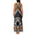 Personalised Aotearoa Niho Taniwha Motif Family Matching Tank Maxi Dress and Hawaiian Shirt Gold Style