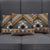 Personalised Aotearoa Niho Taniwha Motif Pillow Cover Gold Style - Polynesian Pride