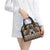 Personalised Aotearoa Niho Taniwha Motif Shoulder Handbag Gold Style