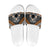 Personalised Aotearoa Niho Taniwha Motif Slide Sandals Gold Style - Polynesian Pride