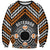 Personalised Aotearoa Niho Taniwha Motif Sweatshirt Gold Style