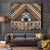 Personalised Aotearoa Niho Taniwha Motif Tapestry Gold Style