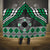 Personalised Aotearoa Niho Taniwha Motif Hooded Blanket Green Style