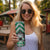 Personalised Aotearoa Niho Taniwha Motif Skinny Tumbler Green Style