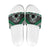 Personalised Aotearoa Niho Taniwha Motif Slide Sandals Green Style - Polynesian Pride