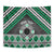 Personalised Aotearoa Niho Taniwha Motif Tapestry Green Style