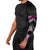 Personalised Aotearoa Niho Taniwha Motif Arm Sleeves Pink Style - Polynesian Pride