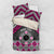 Personalised Aotearoa Niho Taniwha Motif Bedding Set Pink Style