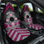 Personalised Aotearoa Niho Taniwha Motif Car Seat Cover Pink Style