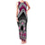 Personalised Aotearoa Niho Taniwha Motif Family Matching Tank Maxi Dress and Hawaiian Shirt Pink Style