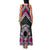 Personalised Aotearoa Niho Taniwha Motif Family Matching Tank Maxi Dress and Hawaiian Shirt Pink Style