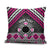 Personalised Aotearoa Niho Taniwha Motif Pillow Cover Pink Style - Polynesian Pride