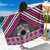 Personalised Aotearoa Niho Taniwha Motif Sarong Pink Style