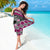 Personalised Aotearoa Niho Taniwha Motif Sarong Pink Style