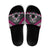 Personalised Aotearoa Niho Taniwha Motif Slide Sandals Pink Style - Polynesian Pride