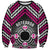 Personalised Aotearoa Niho Taniwha Motif Sweatshirt Pink Style