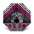 Personalised Aotearoa Niho Taniwha Motif Umbrella Pink Style - Polynesian Pride