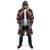 Personalised Aotearoa Niho Taniwha Motif Cloak Red Style - Polynesian Pride