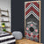 Personalised Aotearoa Niho Taniwha Motif Door Cover Red Style - Polynesian Pride