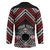 Personalised Aotearoa Niho Taniwha Motif Hockey Jersey Red Style - Polynesian Pride