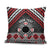 Personalised Aotearoa Niho Taniwha Motif Pillow Cover Red Style - Polynesian Pride