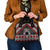 Personalised Aotearoa Niho Taniwha Motif Shoulder Handbag Red Style