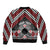 Personalised Aotearoa Niho Taniwha Motif Sleeve Zip Bomber Jacket Red Style