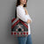 Personalised Aotearoa Niho Taniwha Motif Tote Bag Red Style - Polynesian Pride