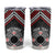 Personalised Aotearoa Niho Taniwha Motif Tumbler Cup Red Style
