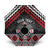 Personalised Aotearoa Niho Taniwha Motif Umbrella Red Style - Polynesian Pride