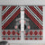 Personalised Aotearoa Niho Taniwha Motif Window Curtain Red Style