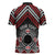 Personalised Aotearoa Niho Taniwha Motif Zipper Polo Shirt Red Style - Polynesian Pride