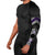 Personalised Aotearoa Niho Taniwha Motif Arm Sleeves Violet Style - Polynesian Pride