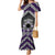 Personalised Aotearoa Niho Taniwha Motif Mermaid Dress Violet Style