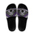 Personalised Aotearoa Niho Taniwha Motif Slide Sandals Violet Style - Polynesian Pride