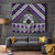 Personalised Aotearoa Niho Taniwha Motif Tapestry Violet Style
