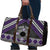 Personalised Aotearoa Niho Taniwha Motif Travel Bag Violet Style - Polynesian Pride