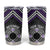 Personalised Aotearoa Niho Taniwha Motif Tumbler Cup Violet Style