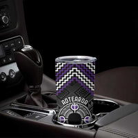 Personalised Aotearoa Niho Taniwha Motif Tumbler Cup Violet Style