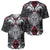 Black Aotearoa Tanilo Motif Baseball Jersey Vintage Maori New Zealand Tribal Art Pattern