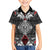 Black Aotearoa Tanilo Motif Hawaiian Shirt Vintage Maori New Zealand Tribal Art Pattern