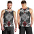 Black Aotearoa Tanilo Motif Men Tank Top Vintage Maori New Zealand Tribal Art Pattern