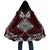 Red Aotearoa Taniko Motif Cloak Vintage Maori New Zealand Tribal Art Pattern - Polynesian Pride