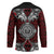Red Aotearoa Taniko Motif Hockey Jersey Vintage Maori New Zealand Tribal Art Pattern - Polynesian Pride