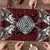 Red Aotearoa Taniko Motif Puzzle Vintage Maori New Zealand Tribal Art Pattern - Polynesian Pride