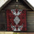 Red Aotearoa Taniko Motif Quilt Vintage Maori New Zealand Tribal Art Pattern